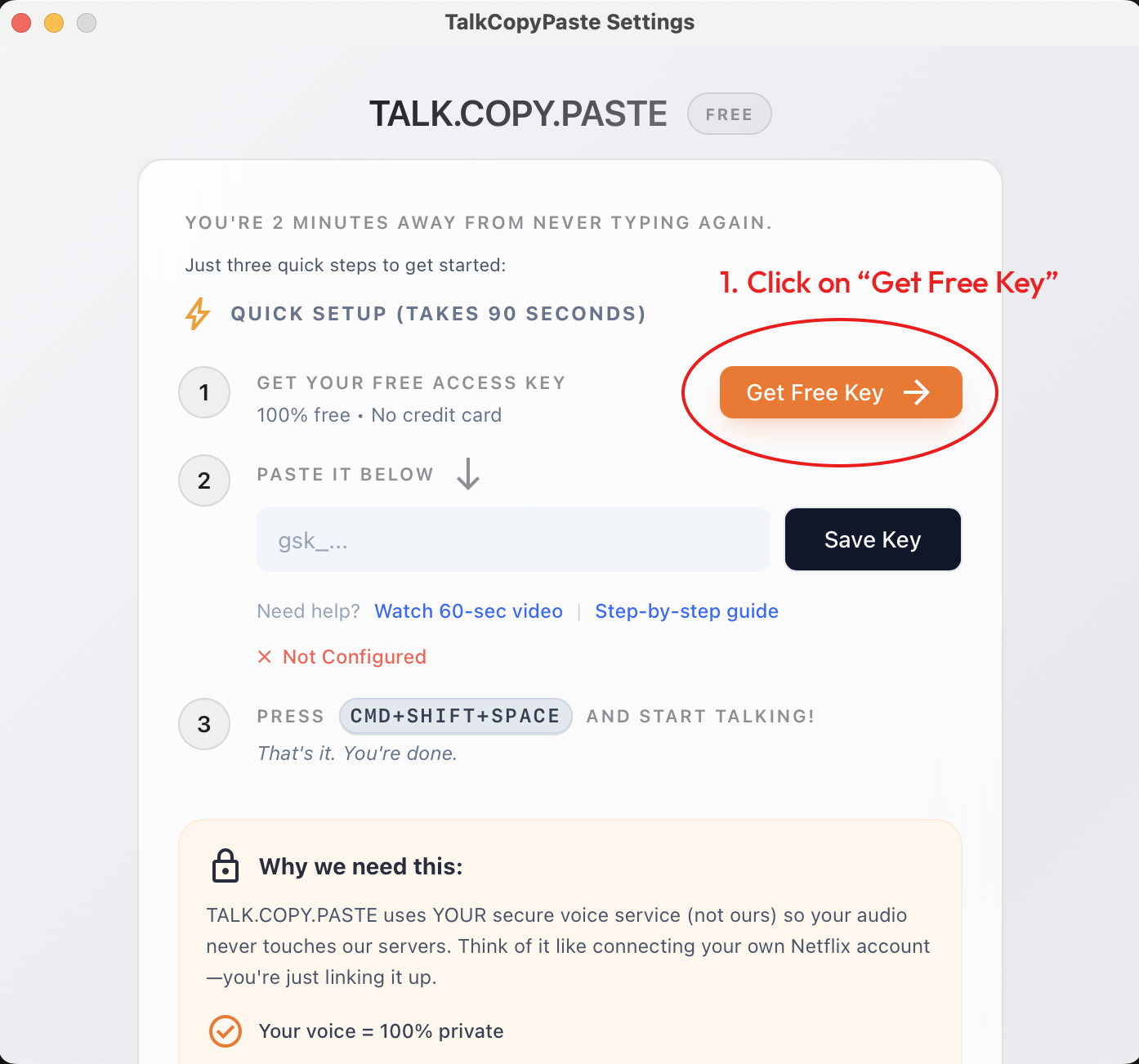 Step 1 - Screenshot 1